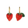 Boucles d'oreilles Fraise Coucou Suzette