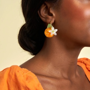 Boucles d'oreilles Fleur...