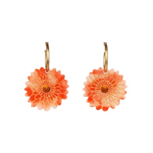 Boucles d'oreilles Dahlia...