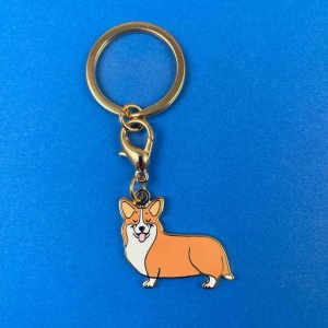 Porte-clés Corgi Coucou...