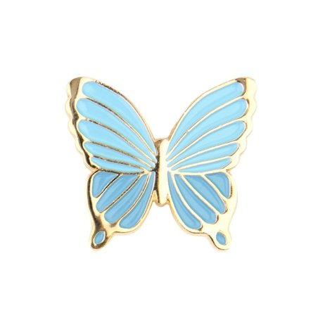 Pin's Papillon bleu Coucou Suzette