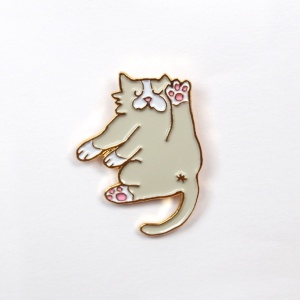 Pin's Chat Yoga Coucou Suzette