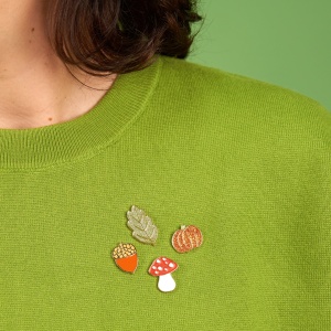 Pin's Feuille Coucou Suzette