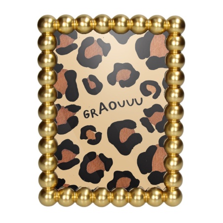 Cadre à poser Beads or