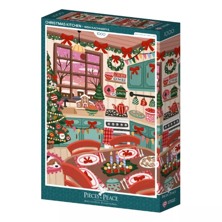 Puzzle de Noël 1000 pièces Pieces & Peace