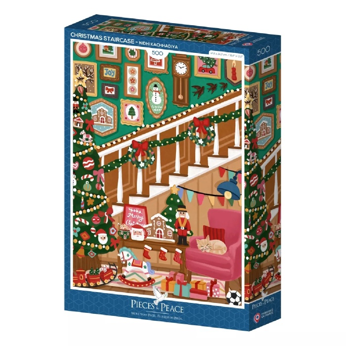Puzzle de Noël 500 pièces Pieces & Peace