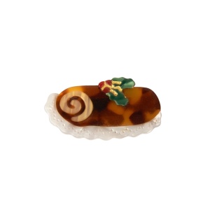 Barrette Buche de Noël...