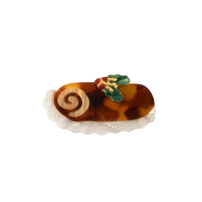 Barrette Buche de Noël Coucou Suzette