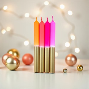 Set de 4 bougies de Noël...