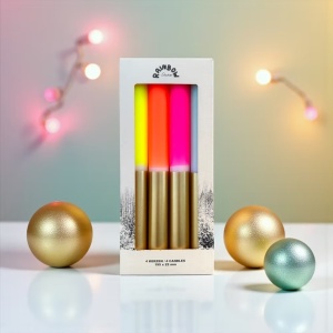 Set de 4 bougies de Noël...