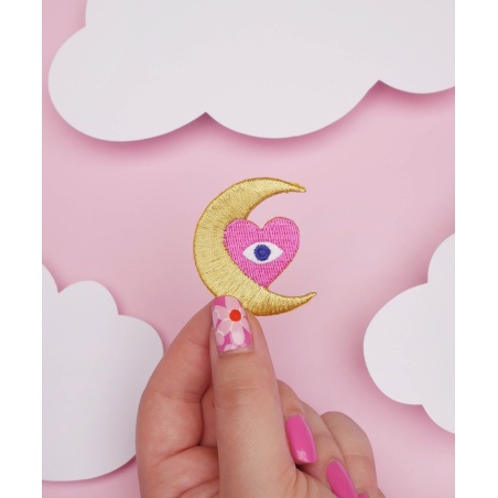 Patch thermocollant Lune adorée Malicieuse