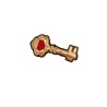 Broche brodée Clef Malicieuse