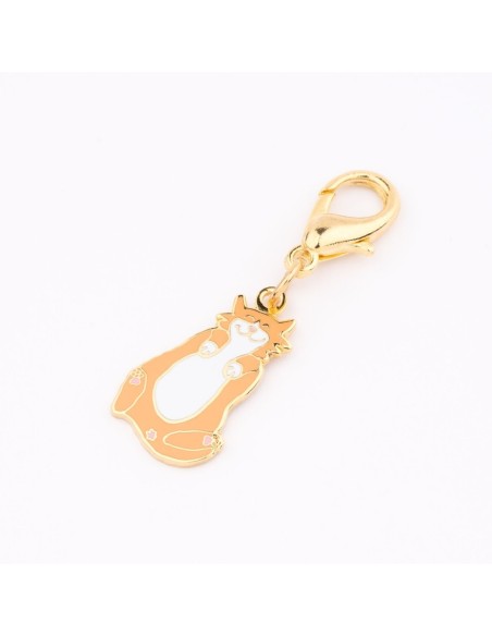 Porte-clés Chat gris Coucou Suzette