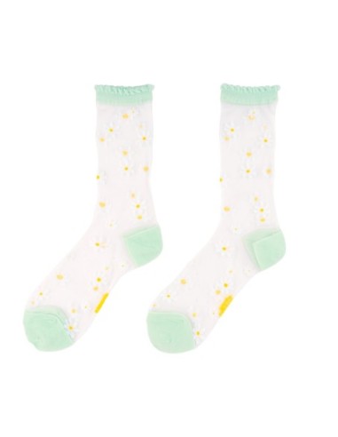 Chaussettes transparentes Hibiscus Coucou Suzette