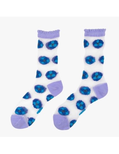 Chaussettes transparentes Hibiscus Coucou Suzette
