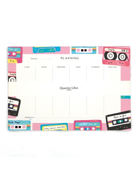 Planning Mix Tape Quartier Libre