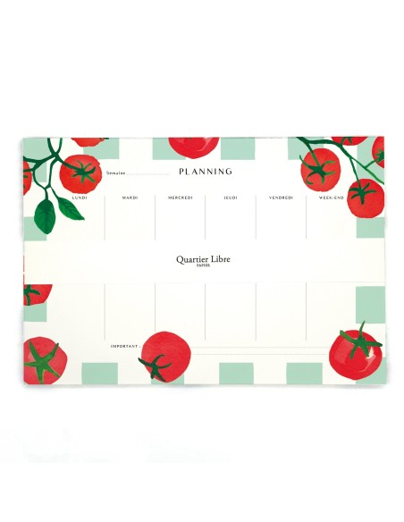Planning Tomates Quartier Libre