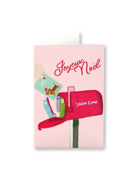 Carte de Voeux Boite aux Lettres de Noël Quartier Libre