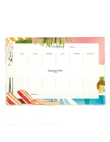 Planning La Piscine Quartier Libre