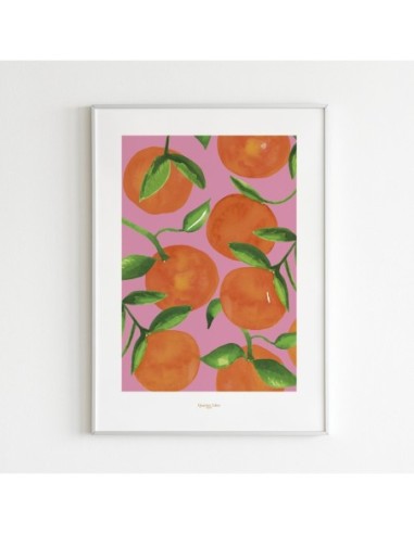 Affiche 30x40 Oranges Quartier Libre