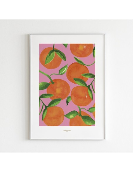 Affiche 30x40 Oranges Quartier Libre