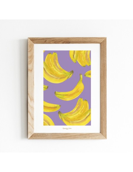 Affiche A4 Bananes Quartier Libre