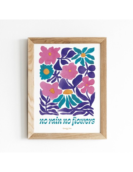 Affiche A4 Flowers Quartier Libre