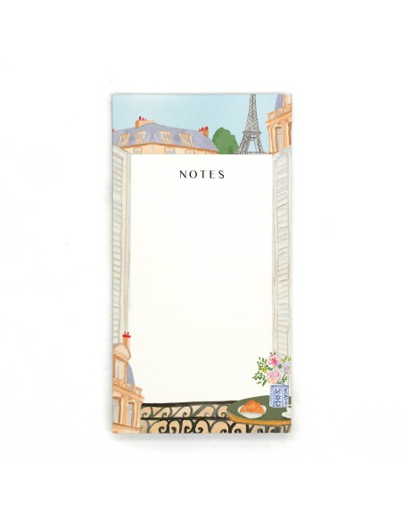 Bloc-notes P'tit Déj à Paris Quartier Libre