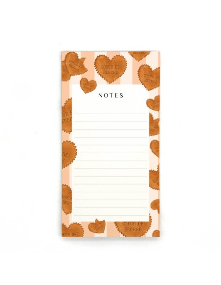 Bloc-notes Coeur de Beurre Quartier Libre