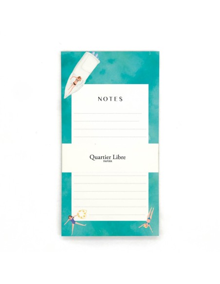 Bloc-notes Baignade Quartier Libre