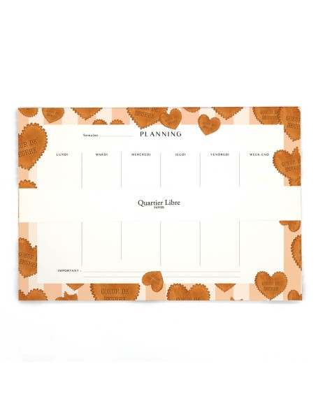 Planning Coeur de Beurre Quartier Libre