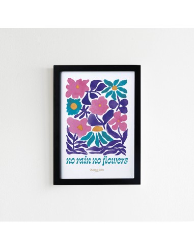 Affiche A5 Flowers Quartier Libre