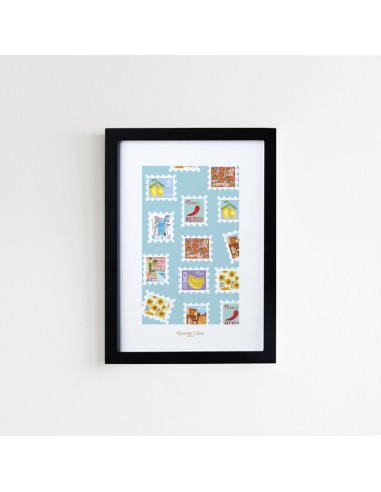 Affiche A5 Write more Letters Quartier Libre