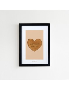 Affiche A5 Coeur de Beurre Quartier Libre