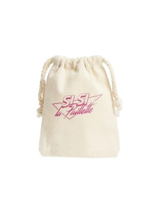 Petit pochon en coton bio Si Si la Paillette