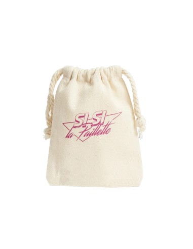 Petit pochon en coton bio Si Si la Paillette