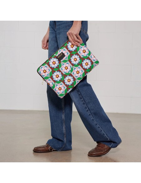 Housse ordinateur 13" et 14" Kaleido Wouf