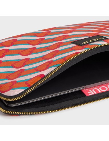 Housse ordinateur 13" et 14" Heartbeat Wouf