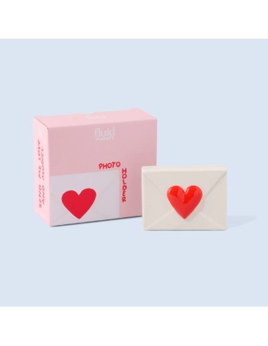 Porte-photo Coeur Fluid Market