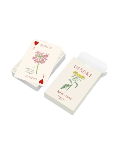 Jeu de cartes Les Fleurs Zoé de las Cases