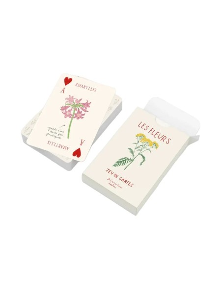 Jeu de cartes Les Fleurs Zoé de las Cases