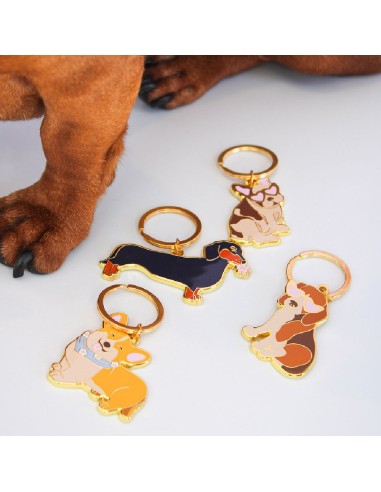 Porte-clé Chien Malicieuse