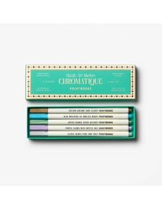 Feutres métalliques Metallic Art Markers Chromatique Printworks 2