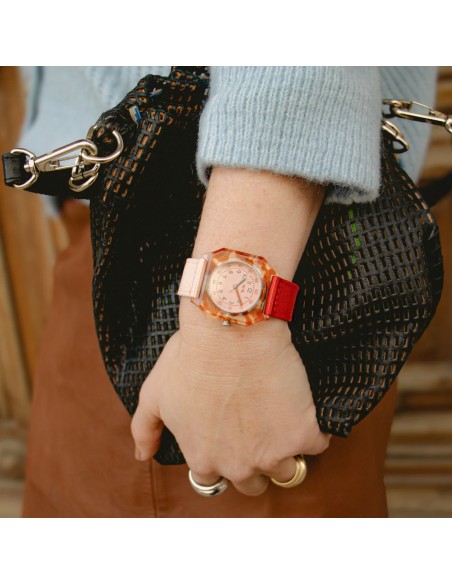 Montre Écaille Canelle Mini Kyomo