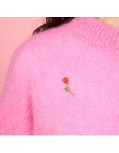 Pin's Rose Coucou Suzette 2
