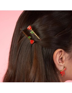 Duo de barrettes Rose Coucou Suzette 2