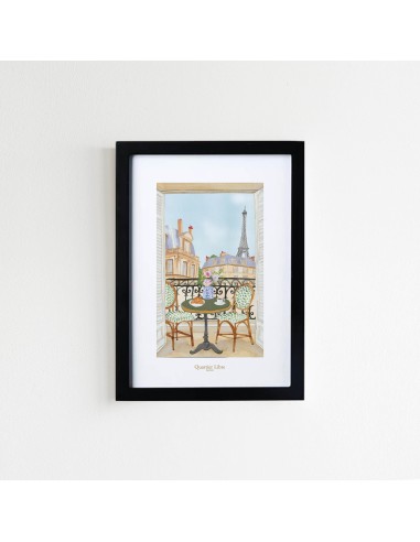 Affiche A5 P'tit Dej à Paris Quartier Libre