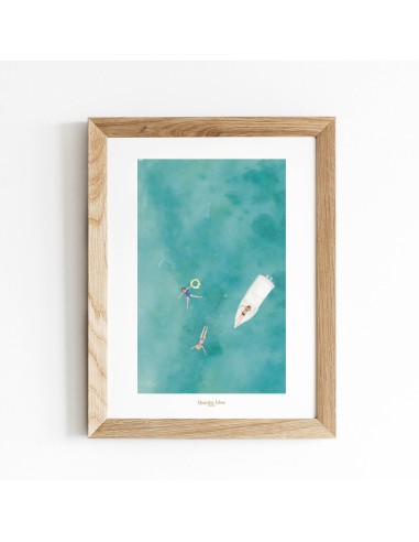 Affiche A4 Baignade Quartier Libre