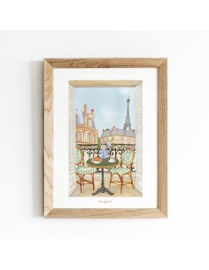 Affiche A4 P'tit Dej à Paris Quartier Libre