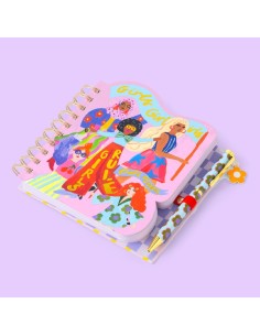 Cahier à spirale & stylo Girl Power Eleanor Bowmer 2